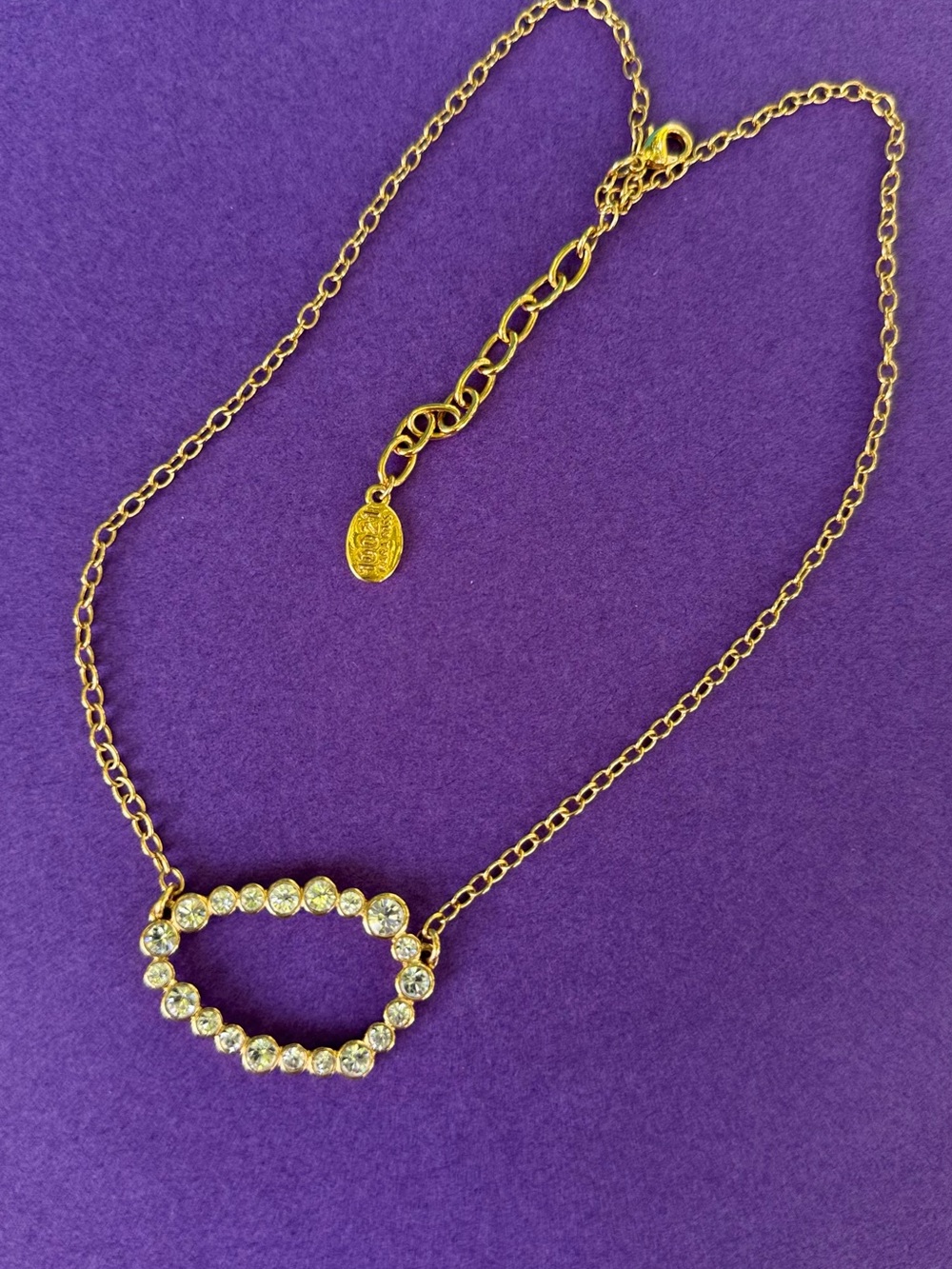 Kara Ross New York Crystal Pavé Teardrop
Necklace